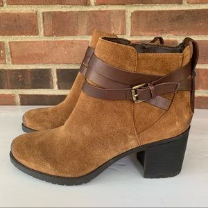 Sam Edelman tan leather booties